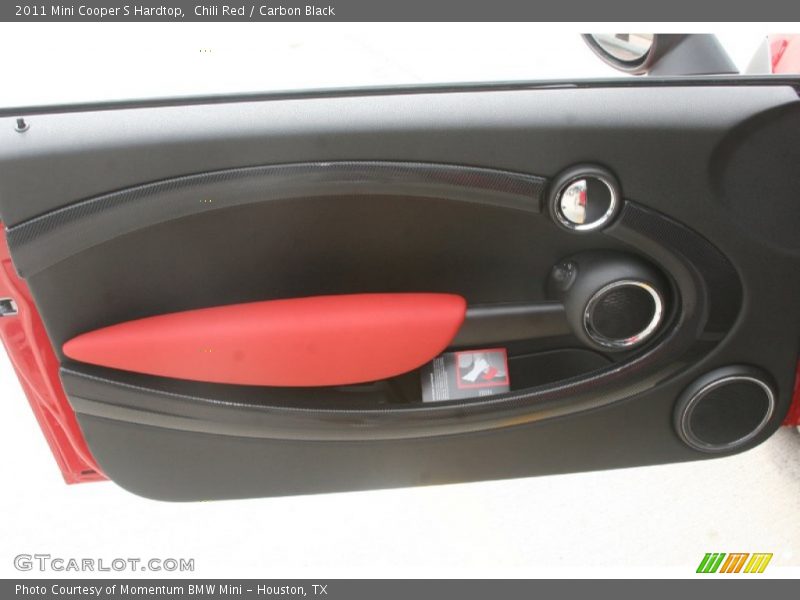 Chili Red / Carbon Black 2011 Mini Cooper S Hardtop