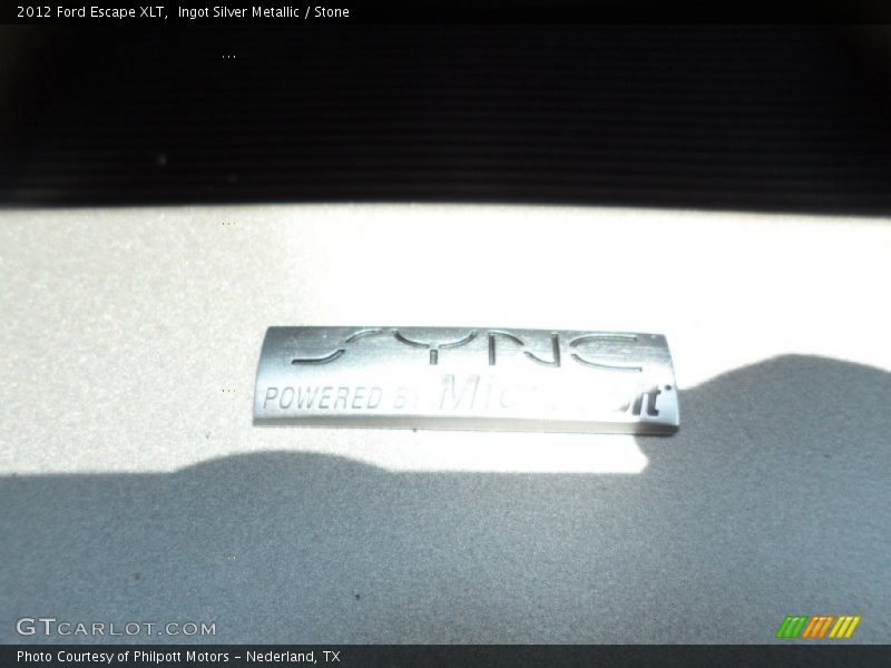 Ingot Silver Metallic / Stone 2012 Ford Escape XLT