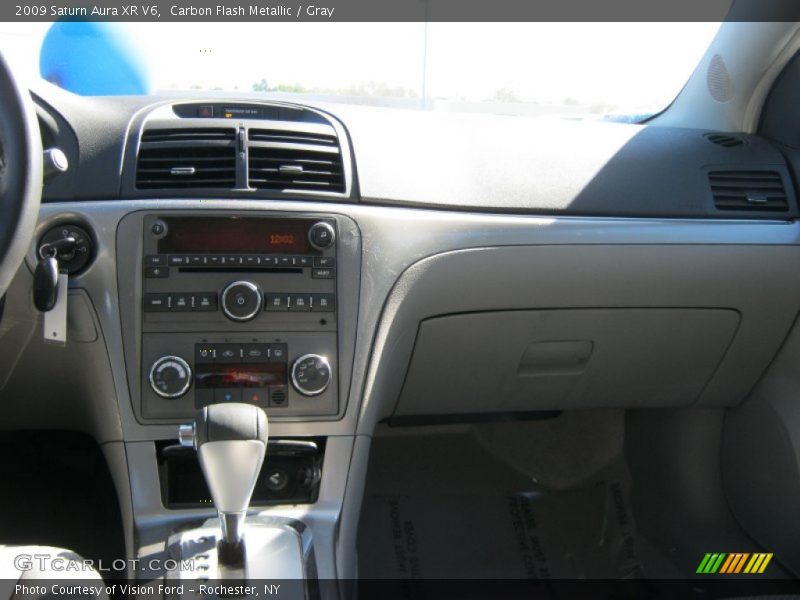 Carbon Flash Metallic / Gray 2009 Saturn Aura XR V6