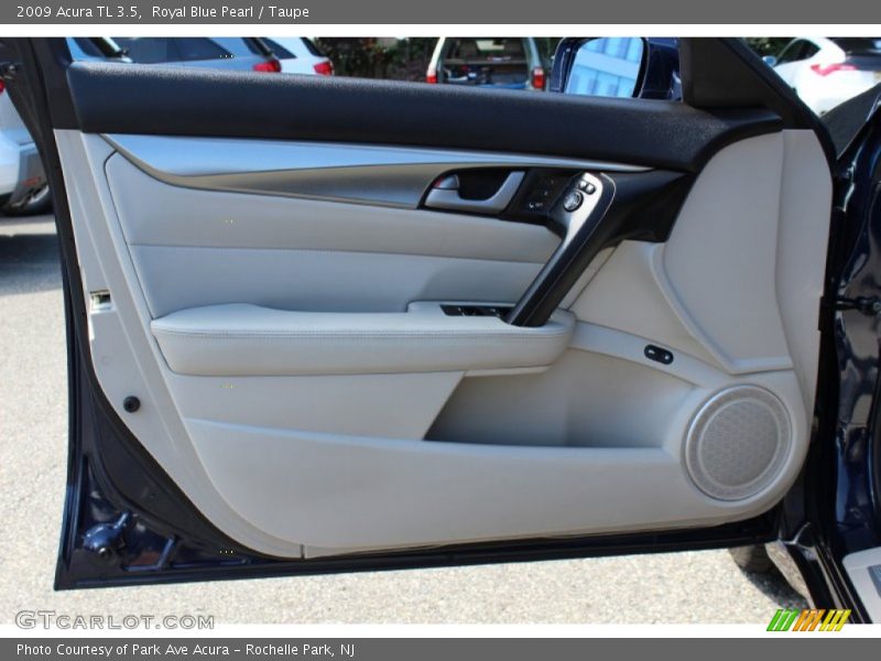 Royal Blue Pearl / Taupe 2009 Acura TL 3.5