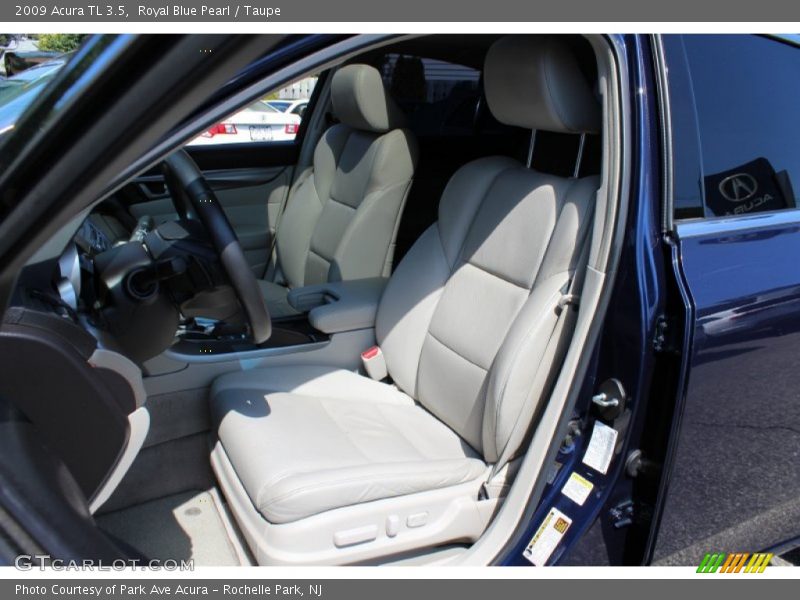 Royal Blue Pearl / Taupe 2009 Acura TL 3.5