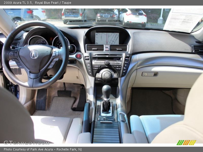Royal Blue Pearl / Taupe 2009 Acura TL 3.5