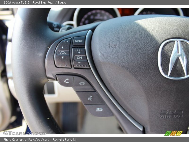 Royal Blue Pearl / Taupe 2009 Acura TL 3.5