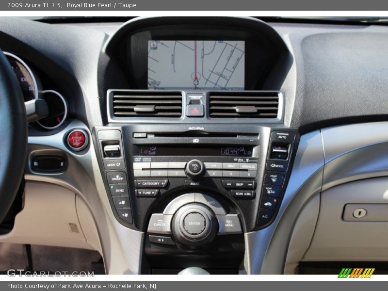 Royal Blue Pearl / Taupe 2009 Acura TL 3.5