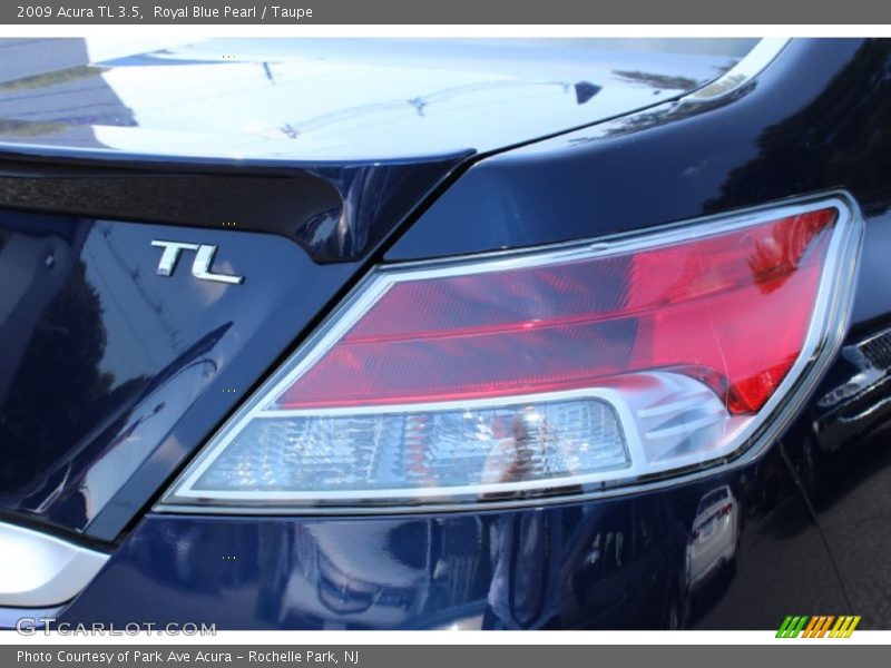 Royal Blue Pearl / Taupe 2009 Acura TL 3.5