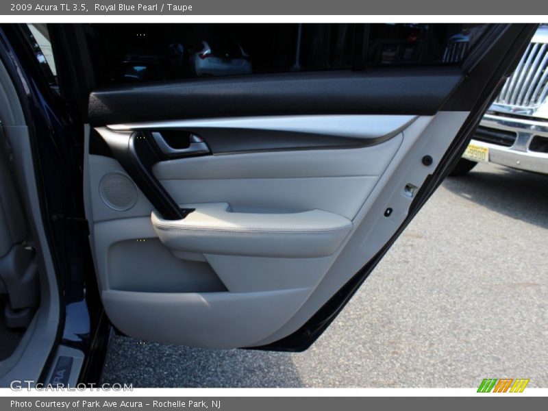 Royal Blue Pearl / Taupe 2009 Acura TL 3.5