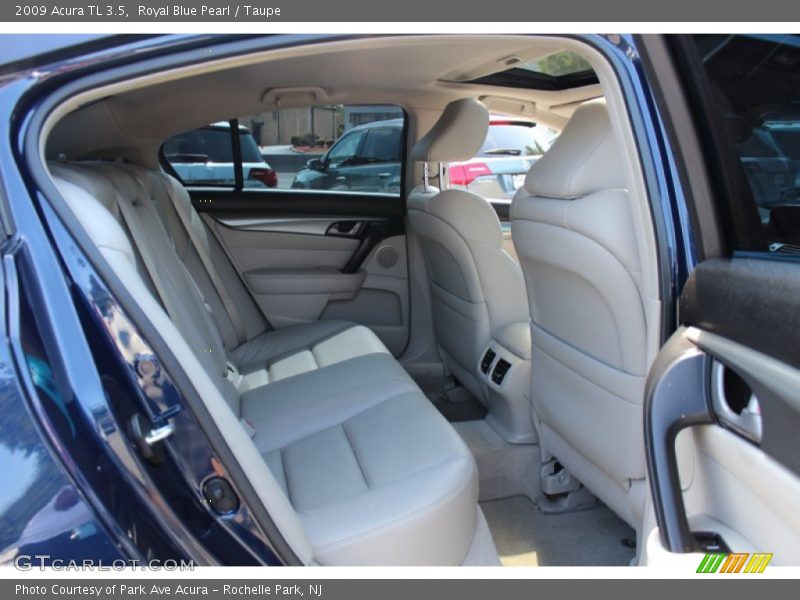 Royal Blue Pearl / Taupe 2009 Acura TL 3.5