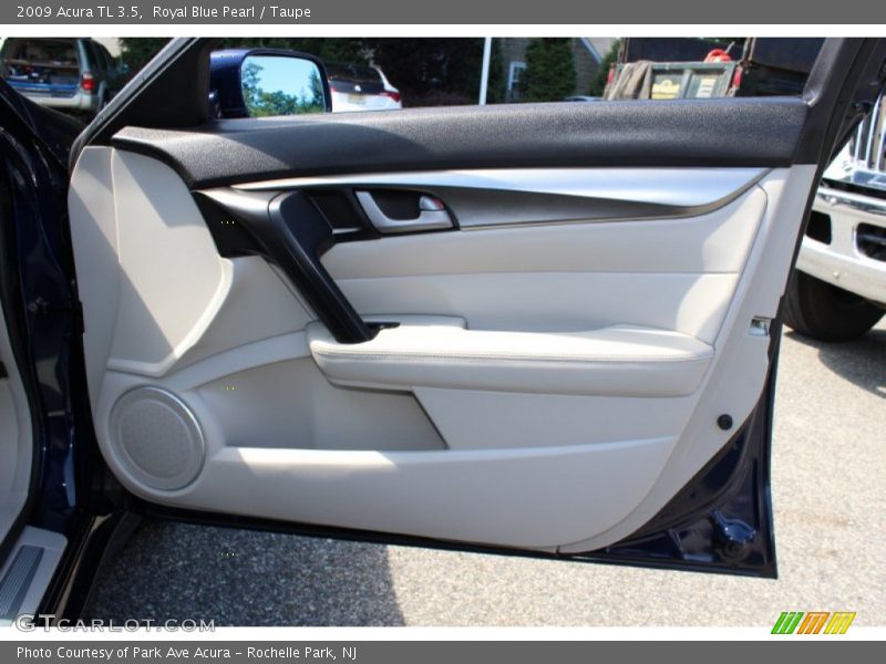 Royal Blue Pearl / Taupe 2009 Acura TL 3.5