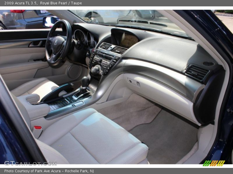 Royal Blue Pearl / Taupe 2009 Acura TL 3.5