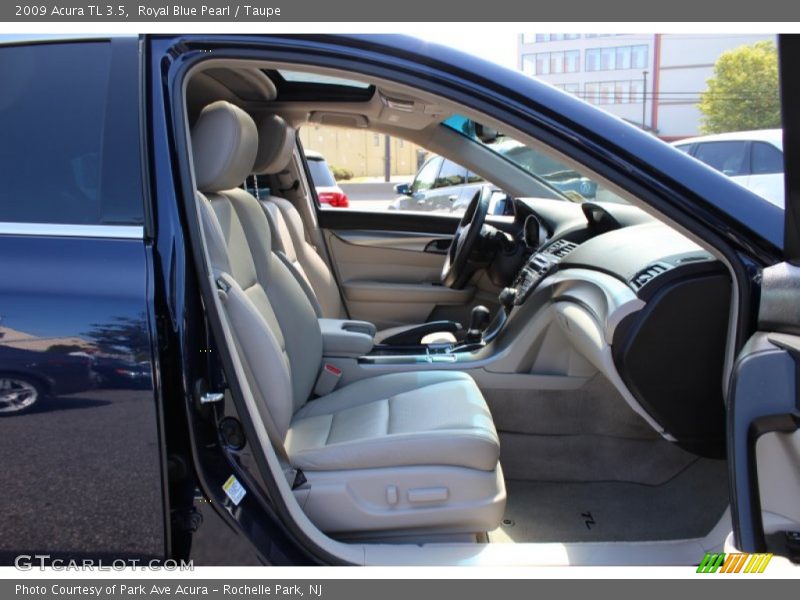 Royal Blue Pearl / Taupe 2009 Acura TL 3.5