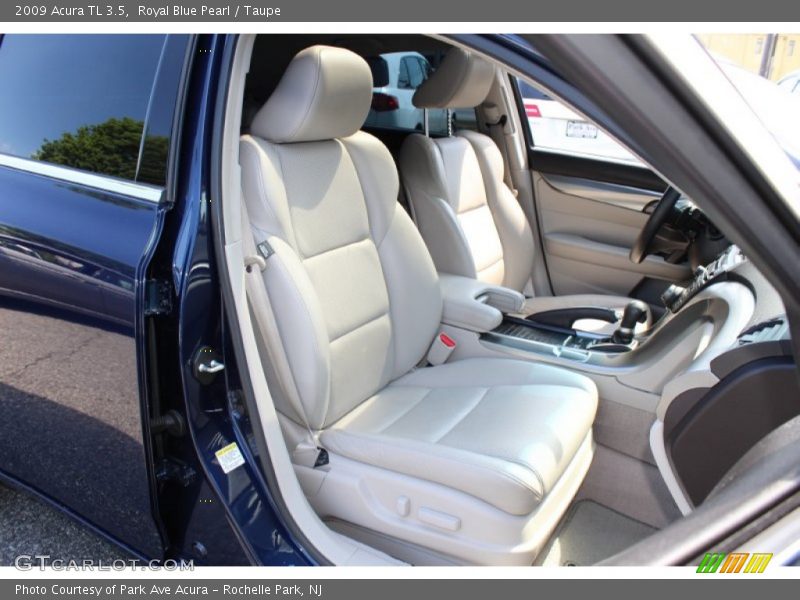 Royal Blue Pearl / Taupe 2009 Acura TL 3.5