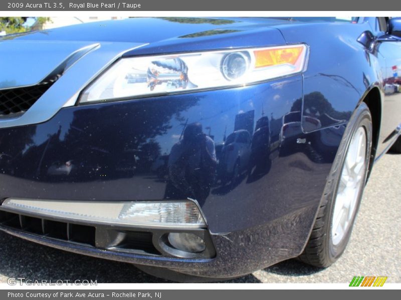 Royal Blue Pearl / Taupe 2009 Acura TL 3.5