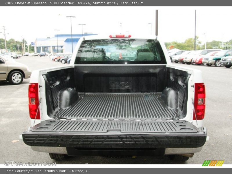 Summit White / Dark Titanium 2009 Chevrolet Silverado 1500 Extended Cab 4x4