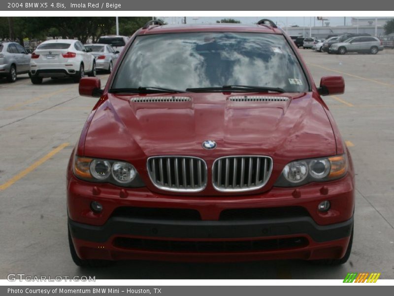 Imola Red / Beige 2004 BMW X5 4.8is
