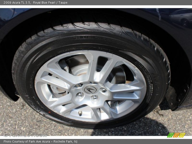 Royal Blue Pearl / Taupe 2009 Acura TL 3.5
