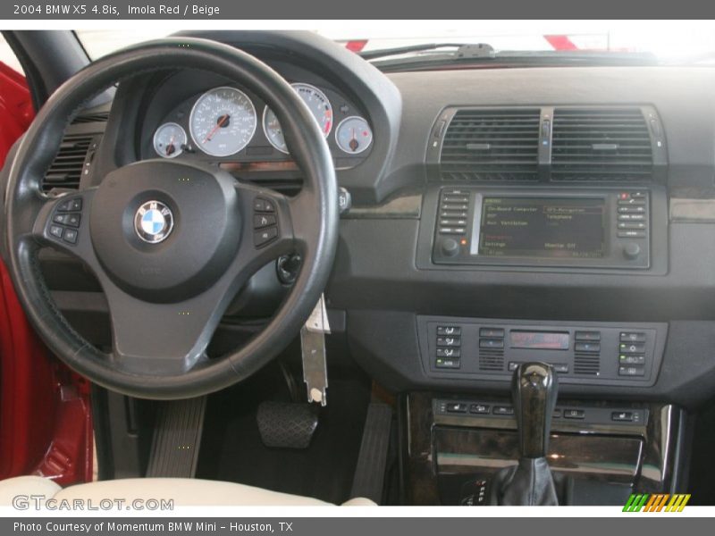 Imola Red / Beige 2004 BMW X5 4.8is