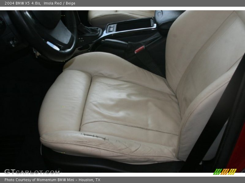 Imola Red / Beige 2004 BMW X5 4.8is