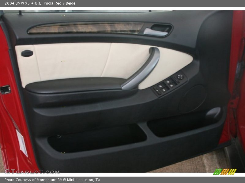 Imola Red / Beige 2004 BMW X5 4.8is