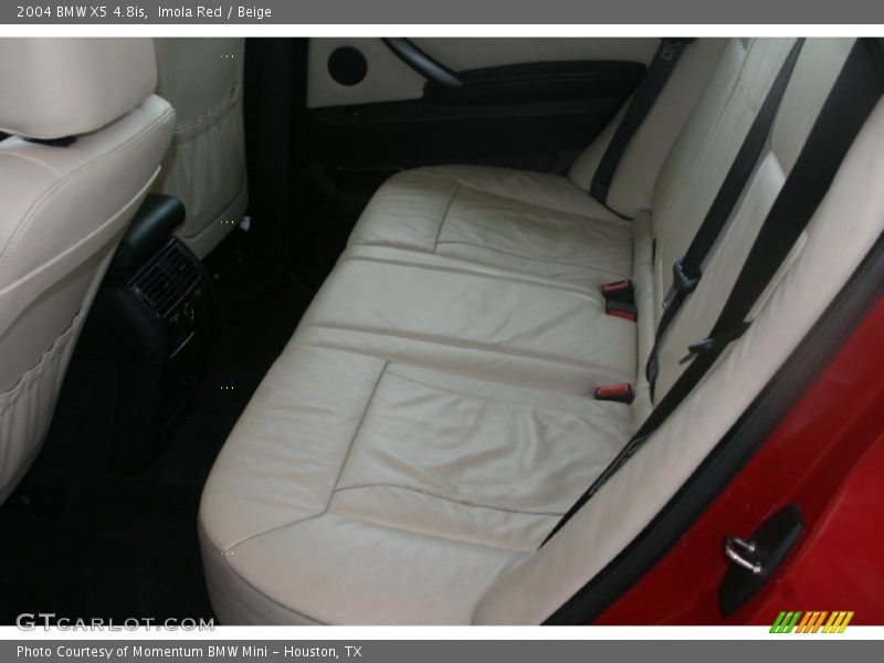Imola Red / Beige 2004 BMW X5 4.8is
