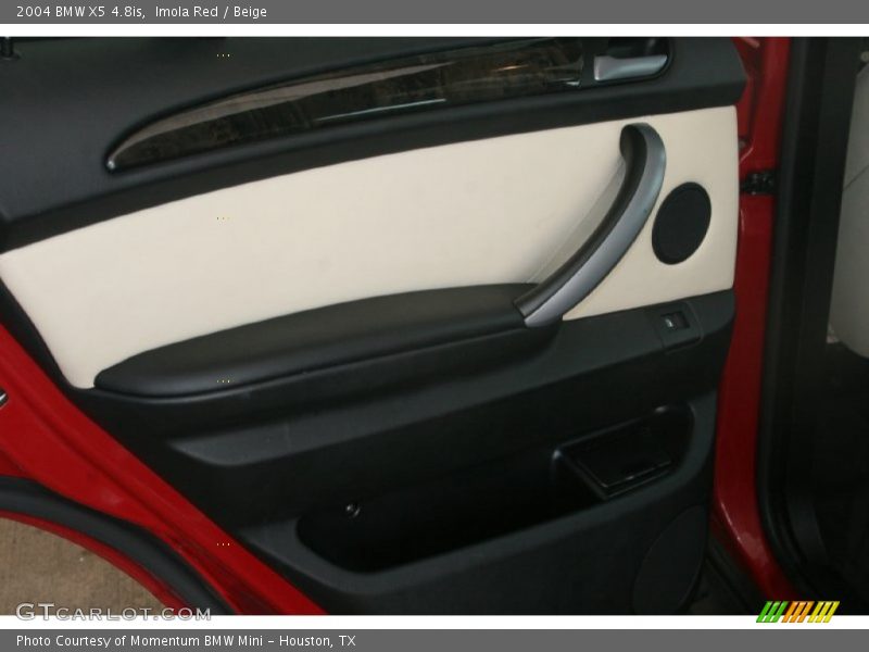 Imola Red / Beige 2004 BMW X5 4.8is