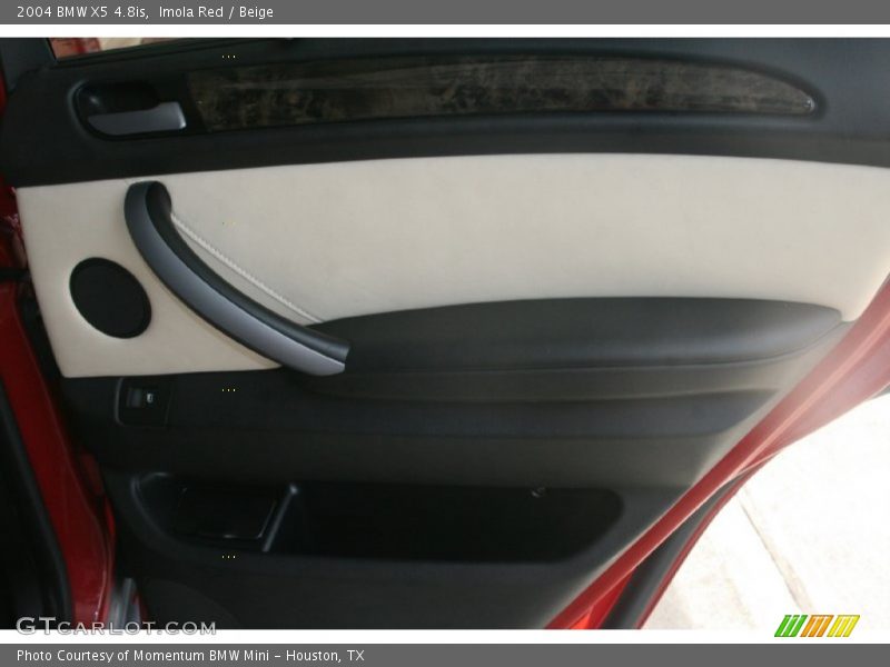 Imola Red / Beige 2004 BMW X5 4.8is