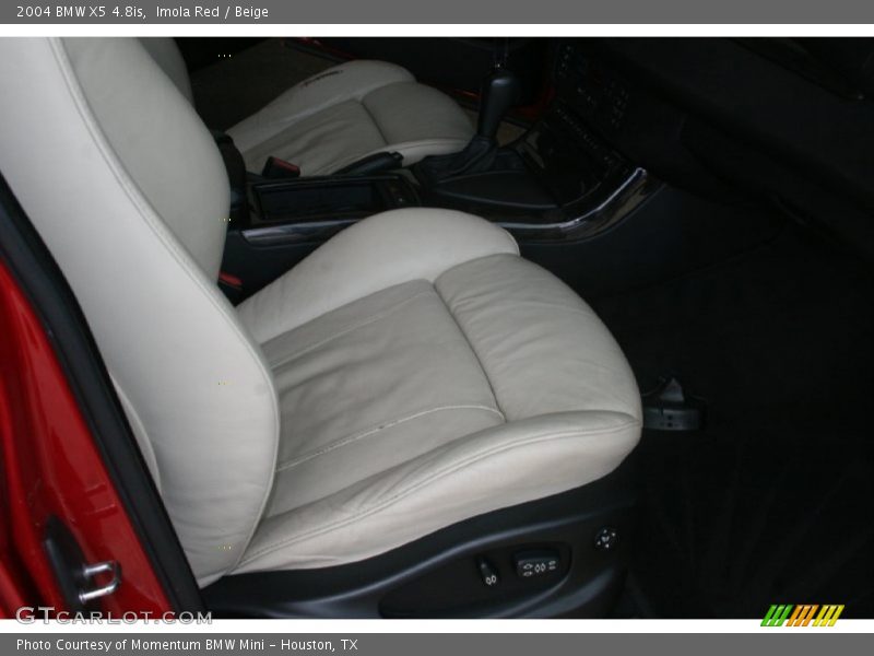 Imola Red / Beige 2004 BMW X5 4.8is