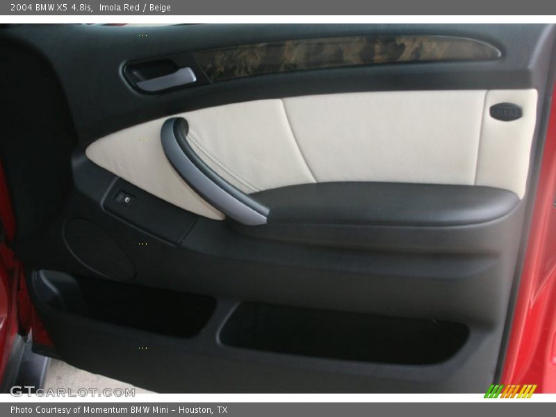 Imola Red / Beige 2004 BMW X5 4.8is