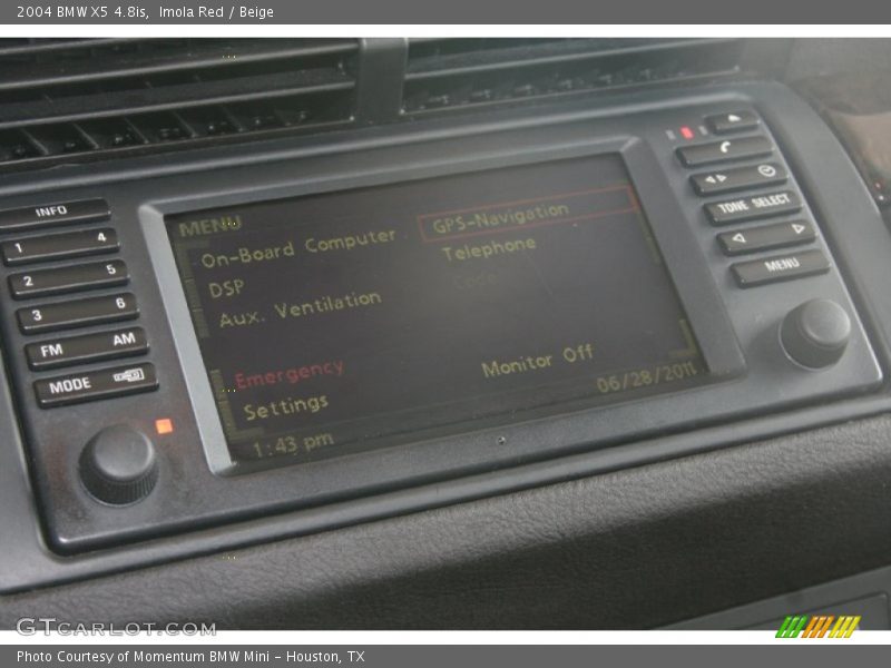 Imola Red / Beige 2004 BMW X5 4.8is