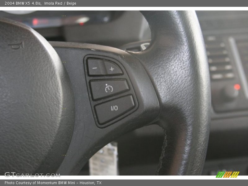 Controls of 2004 X5 4.8is