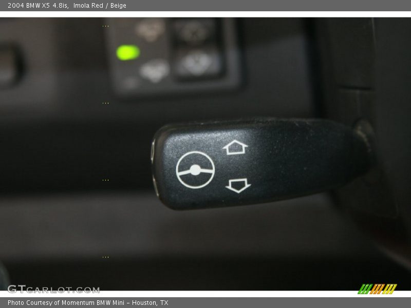 Controls of 2004 X5 4.8is