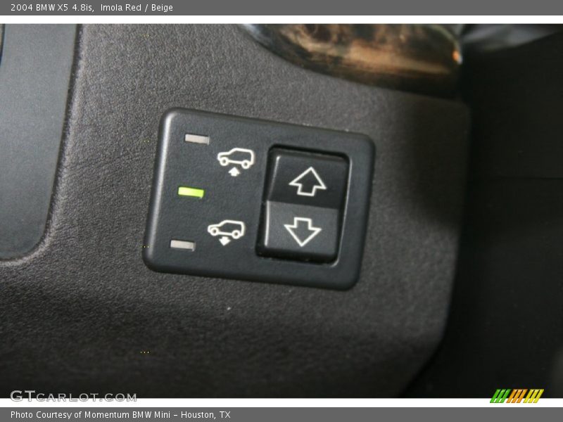 Controls of 2004 X5 4.8is