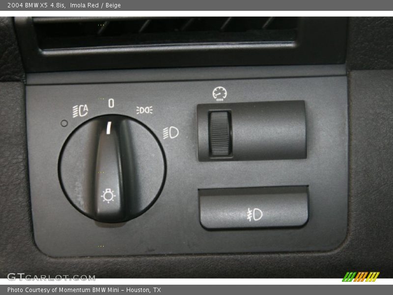 Controls of 2004 X5 4.8is