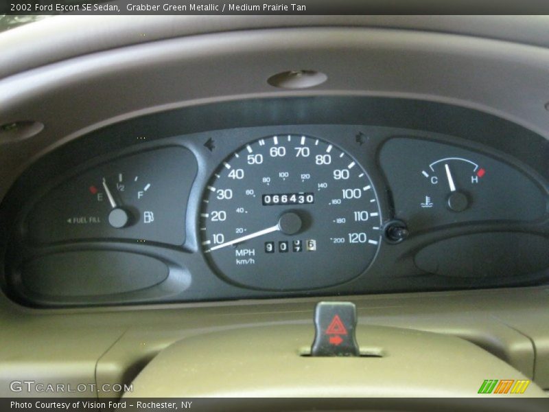  2002 Escort SE Sedan SE Sedan Gauges