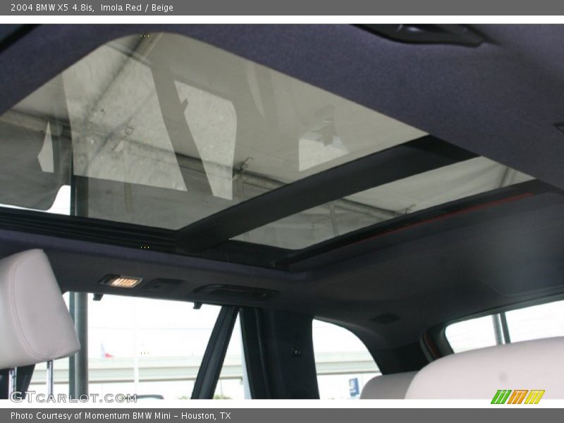 Sunroof of 2004 X5 4.8is