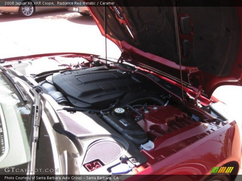 Radiance Red Metallic / Caramel 2008 Jaguar XK XKR Coupe