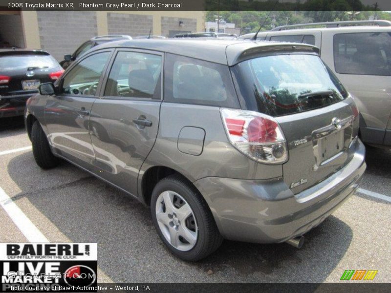 Phantom Gray Pearl / Dark Charcoal 2008 Toyota Matrix XR