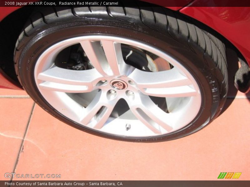 Radiance Red Metallic / Caramel 2008 Jaguar XK XKR Coupe