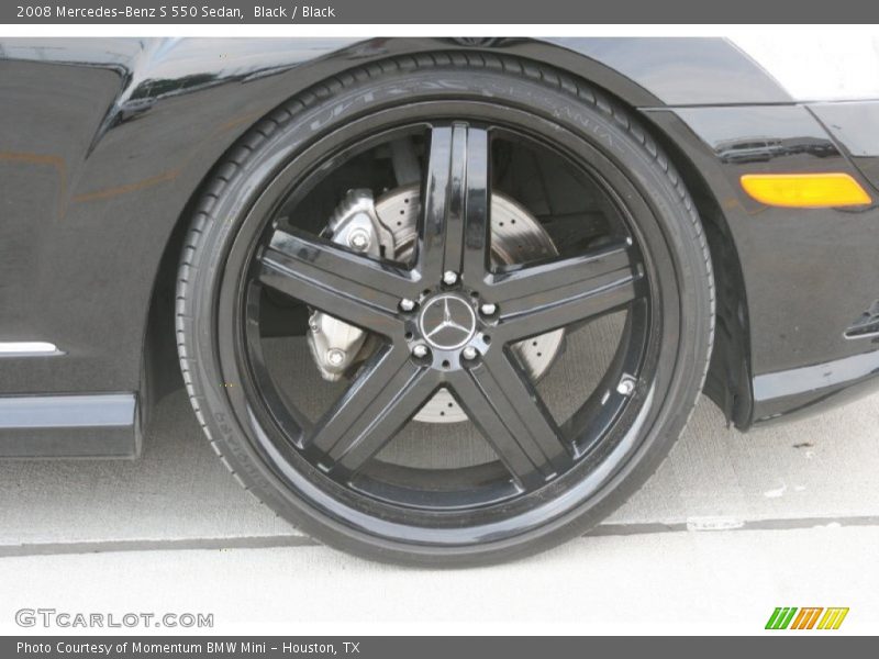 Custom Wheels of 2008 S 550 Sedan