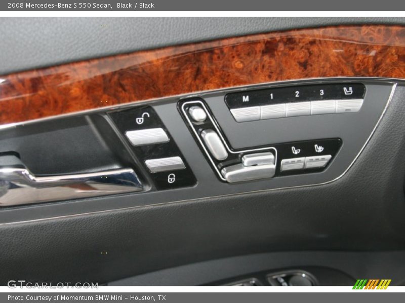 Controls of 2008 S 550 Sedan