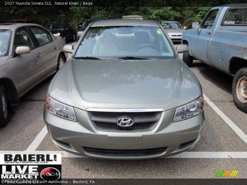 Natural Khaki / Beige 2007 Hyundai Sonata GLS