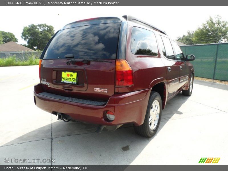 Monterey Maroon Metallic / Medium Pewter 2004 GMC Envoy XL SLE