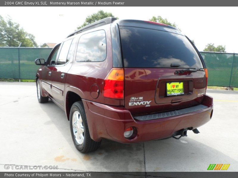 Monterey Maroon Metallic / Medium Pewter 2004 GMC Envoy XL SLE