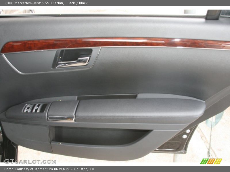 Black / Black 2008 Mercedes-Benz S 550 Sedan