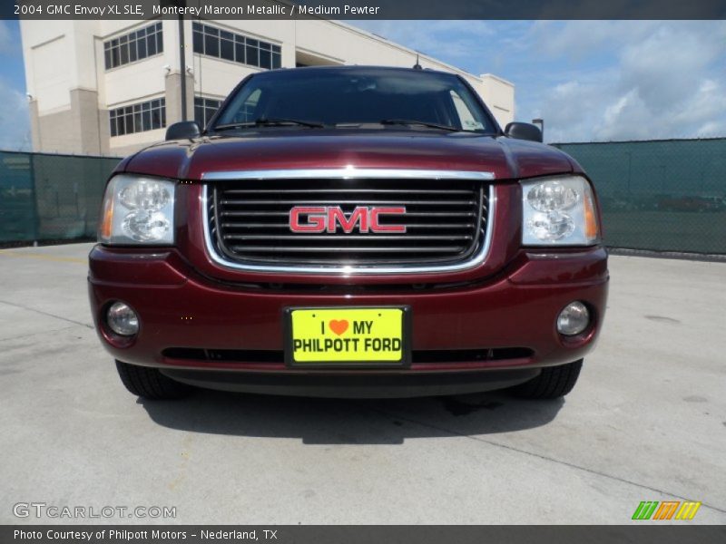 Monterey Maroon Metallic / Medium Pewter 2004 GMC Envoy XL SLE