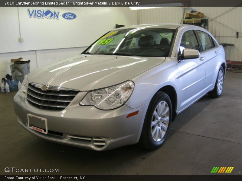 Bright Silver Metallic / Dark Slate Gray 2010 Chrysler Sebring Limited Sedan