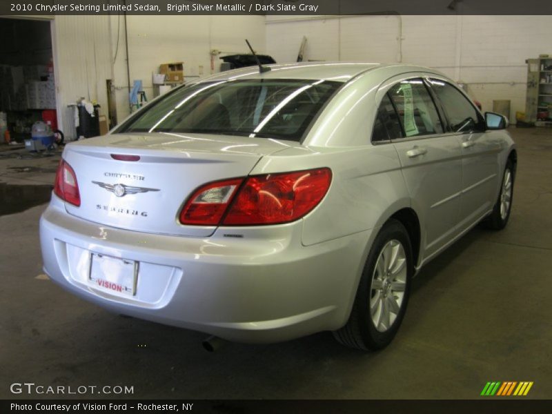 Bright Silver Metallic / Dark Slate Gray 2010 Chrysler Sebring Limited Sedan