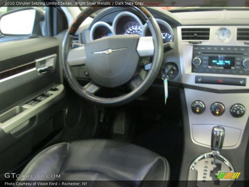 Bright Silver Metallic / Dark Slate Gray 2010 Chrysler Sebring Limited Sedan