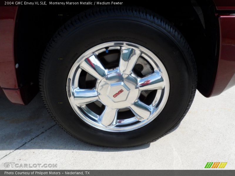 Monterey Maroon Metallic / Medium Pewter 2004 GMC Envoy XL SLE
