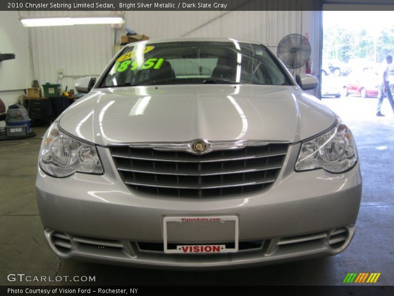 Bright Silver Metallic / Dark Slate Gray 2010 Chrysler Sebring Limited Sedan