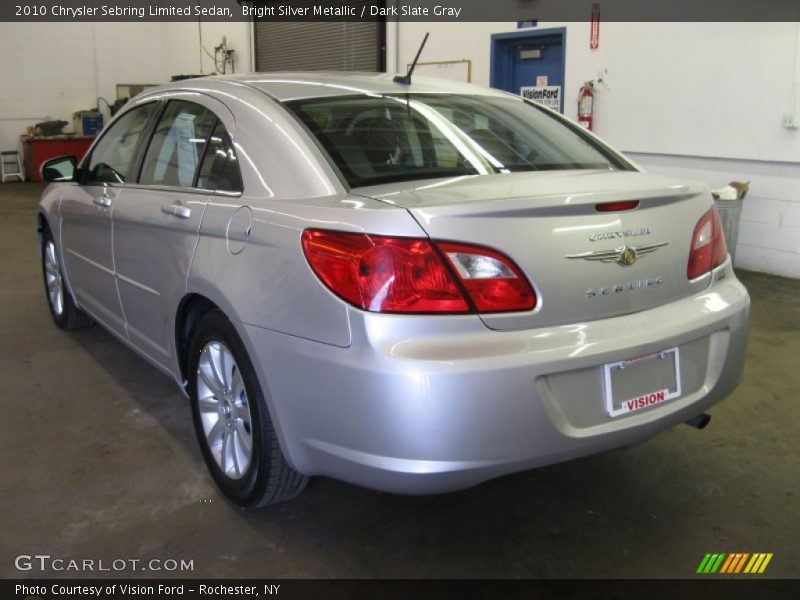 Bright Silver Metallic / Dark Slate Gray 2010 Chrysler Sebring Limited Sedan